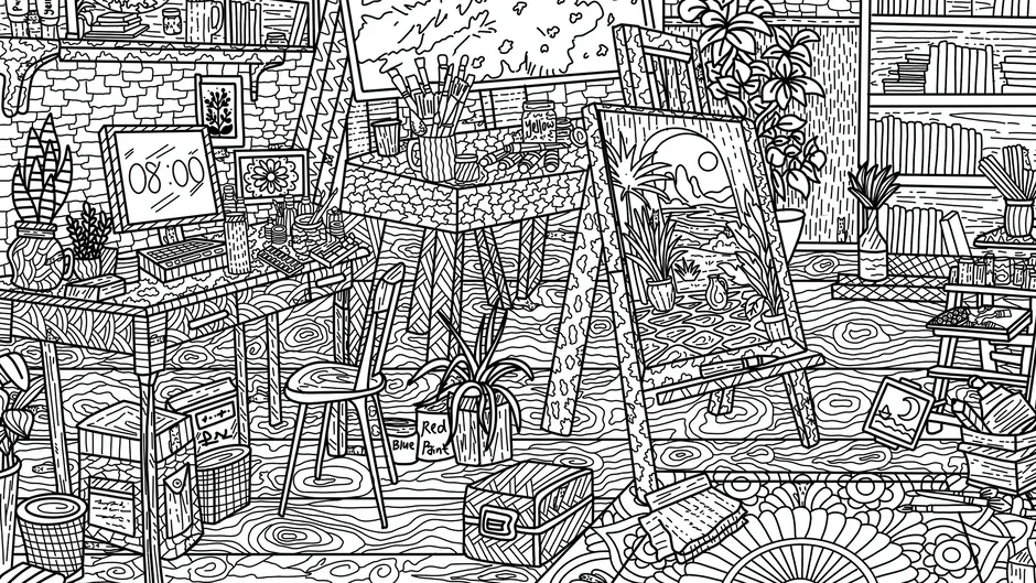 Кадър от 100 Artroom Cats