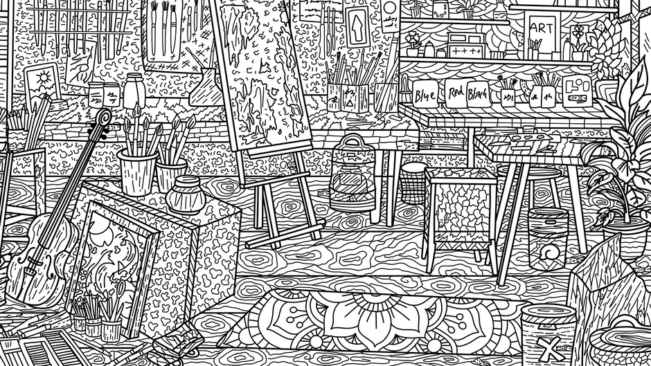 Кадър от 100 Artroom Cats