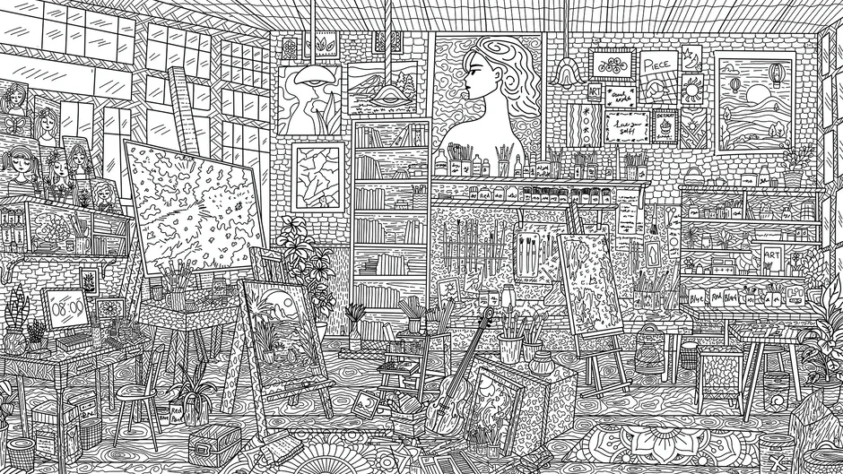 Кадър от 100 Artroom Cats