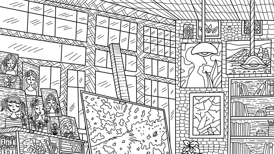 Кадър от 100 Artroom Cats