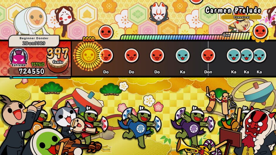 Taiko no Tatsujin: Rhythm Festival - Classical Pack Screenshot