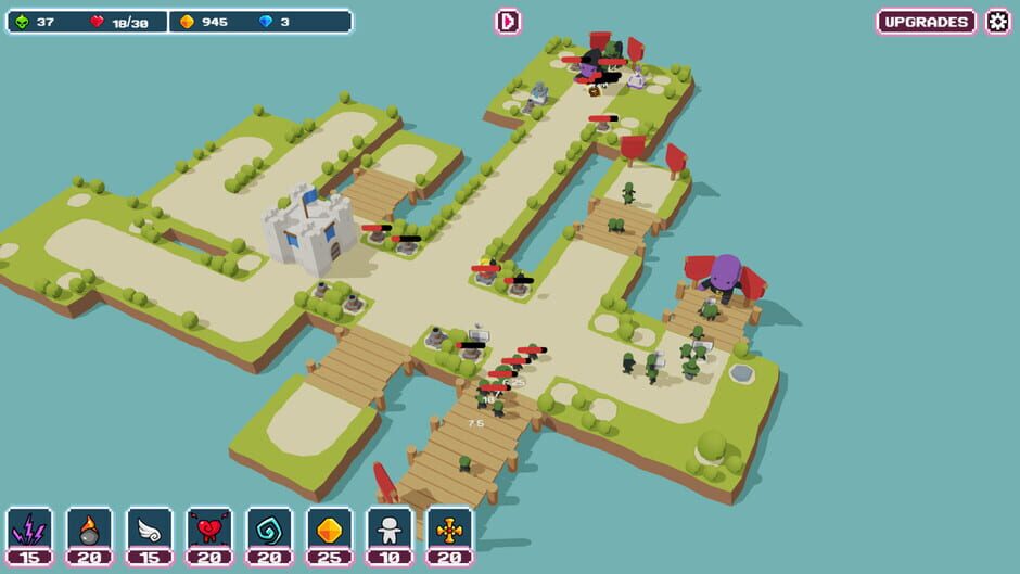 สกรีนช็อตจาก No Kings Tiny Defenders (รูปที่ 6)
