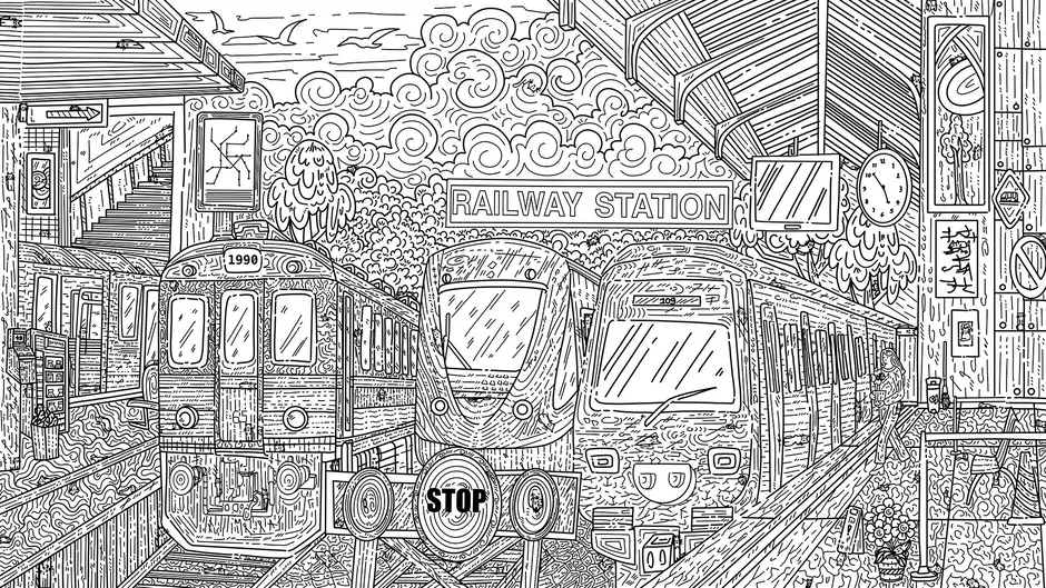 Кадър от 100 Railway Cats