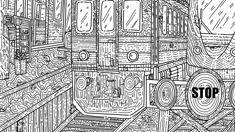 Кадър от 100 Railway Cats
