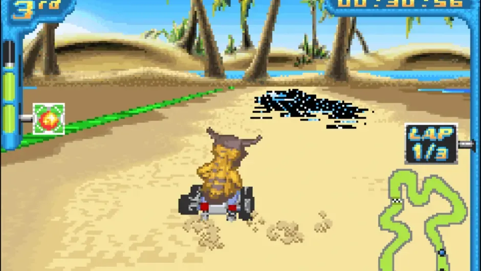 Skärmbild 3 från Digimon Racing