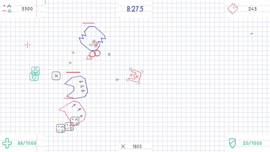 Squared Notebook Fight screenshot