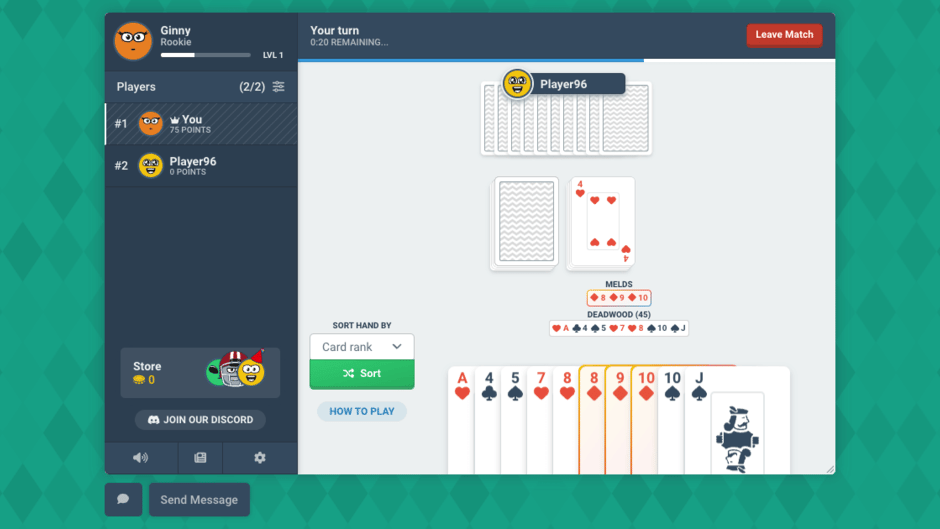 Gin Rummy Screenshot