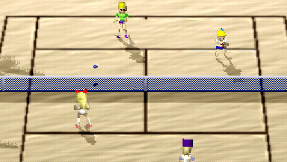 Namco Tennis Smash Court Screenshot