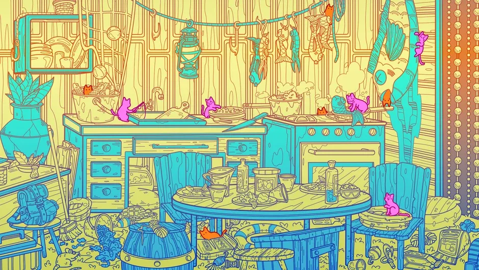 Кадър от Flats Full of Cats: Stars & Oysters