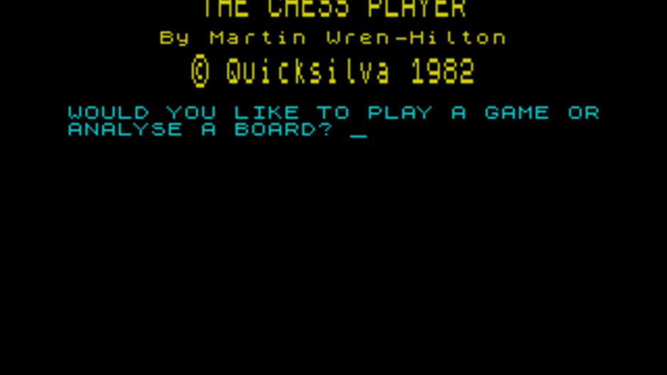 The Chess Player Screenshot