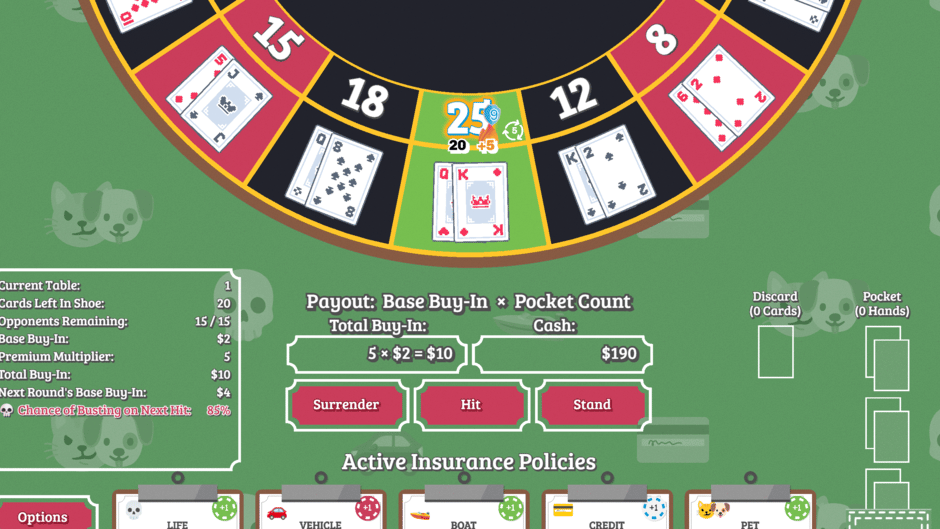 Blackjack Roulette Screenshot