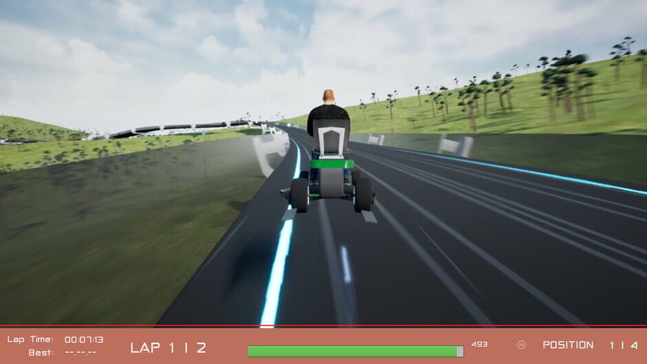 Lawnmower Game: Space Race Screenshot