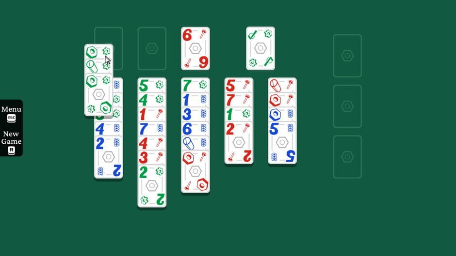 Screenshots Built to Scale Solitaire