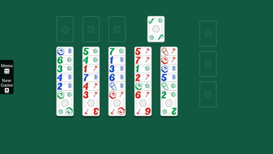 Screenshots Built to Scale Solitaire