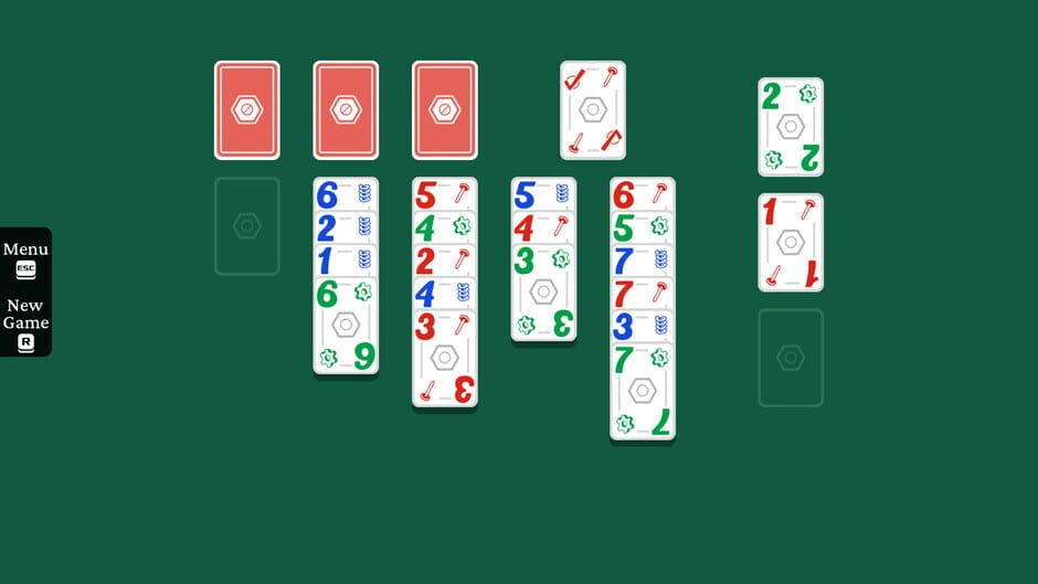 Screenshots Built to Scale Solitaire