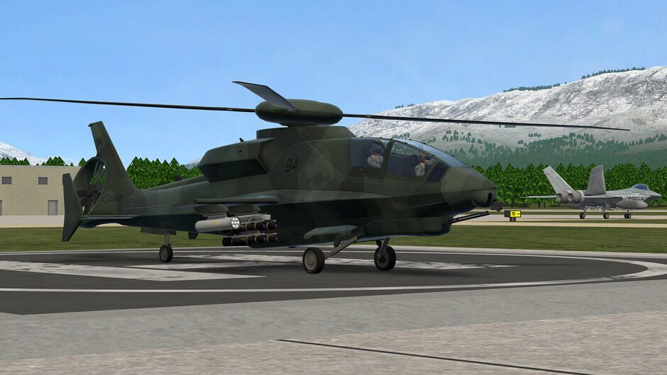 VTOL VR: AH-94 Attack Helicopter Screenshot