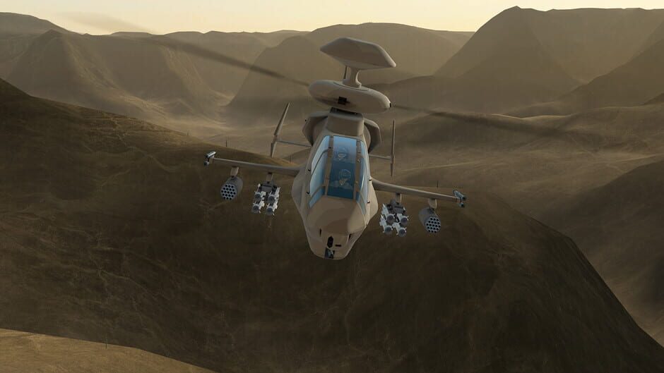 VTOL VR: AH-94 Attack Helicopter Screenshot