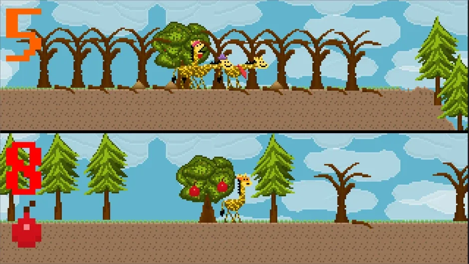 Screenshot de Run Giraffe Run