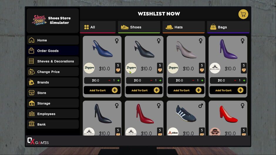 Shoes Store Simulator Screenshot