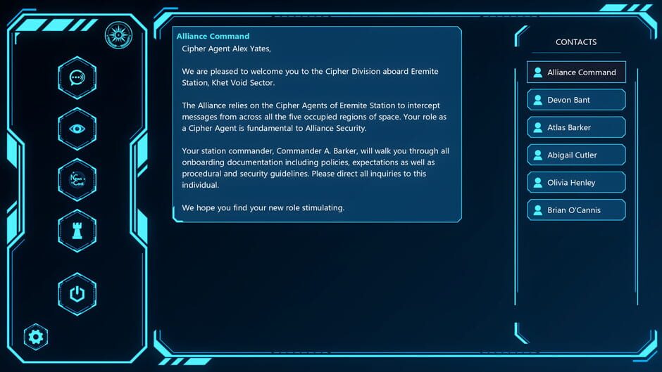 Orbital Abyss: Cipher Division screenshot