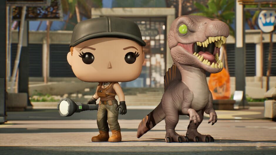 Funko Fusion: Jurassic World Rebirth Pack 1 - Zora Bennett and Spinosaurus Screenshot