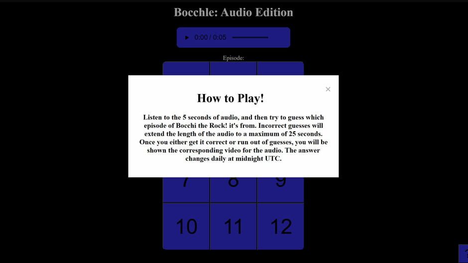 สกรีนช็อตจาก Bocchle: Audio Edition (รูปที่ 2)
