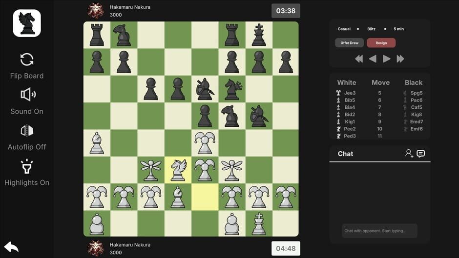 Screenshots MetaChess