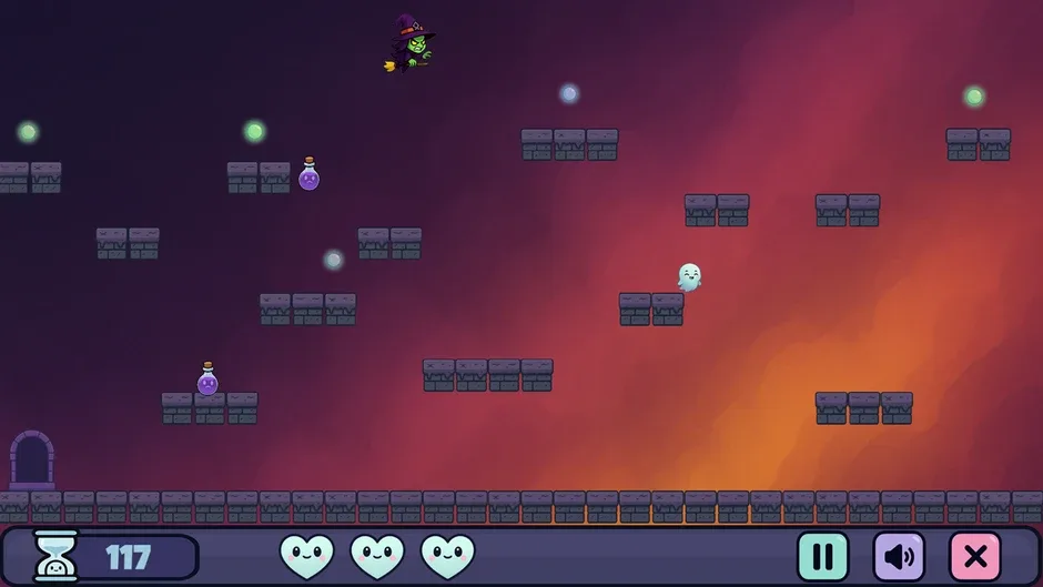 Screenshot de Little Boo and the Spectral Orbs