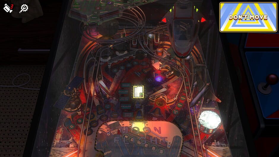 สกรีนช็อตจาก Zaccaria Pinball: Moon Flight Deluxe Pinball Table (รูปที่ 4)