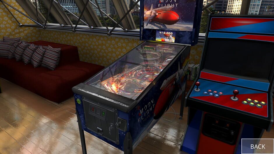 สกรีนช็อตจาก Zaccaria Pinball: Moon Flight Deluxe Pinball Table (รูปที่ 5)