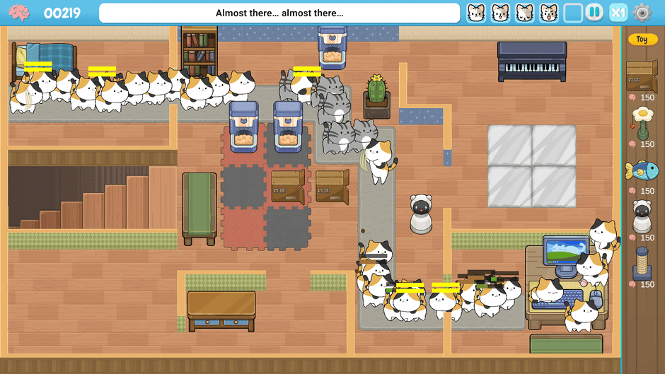 Defend Against Cats Screenshot