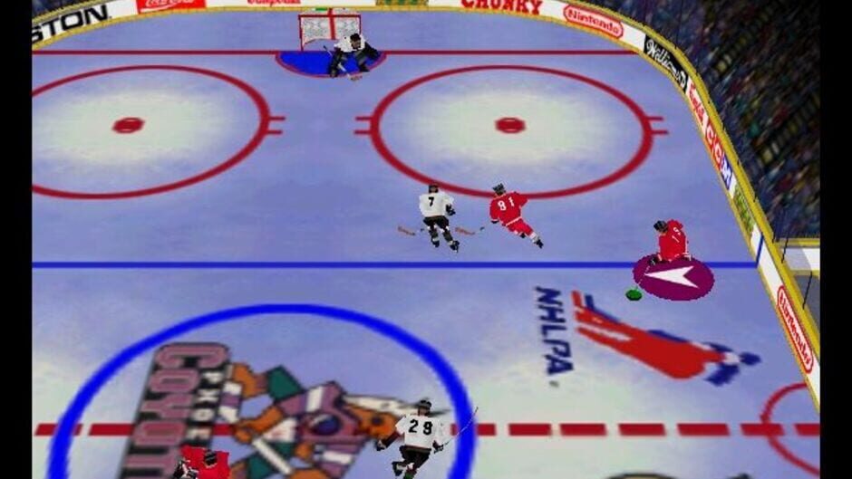 สกรีนช็อตจาก Wayne Gretzky's 3D Hockey (รูปที่ 2)