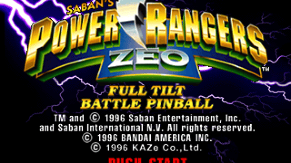 Power Rangers Zeo - Full Tilt Battle Pinball Screenshot
