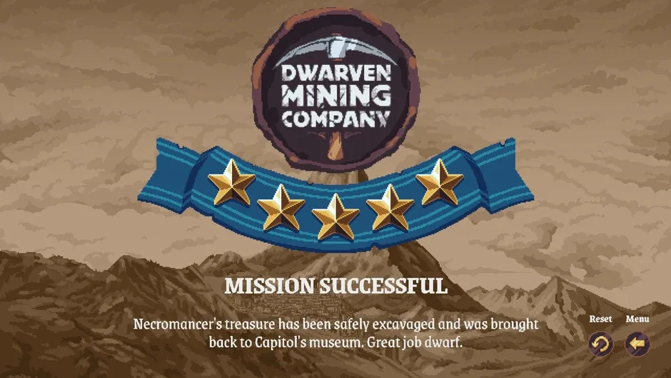 Кадър от Dwarven Mining Company