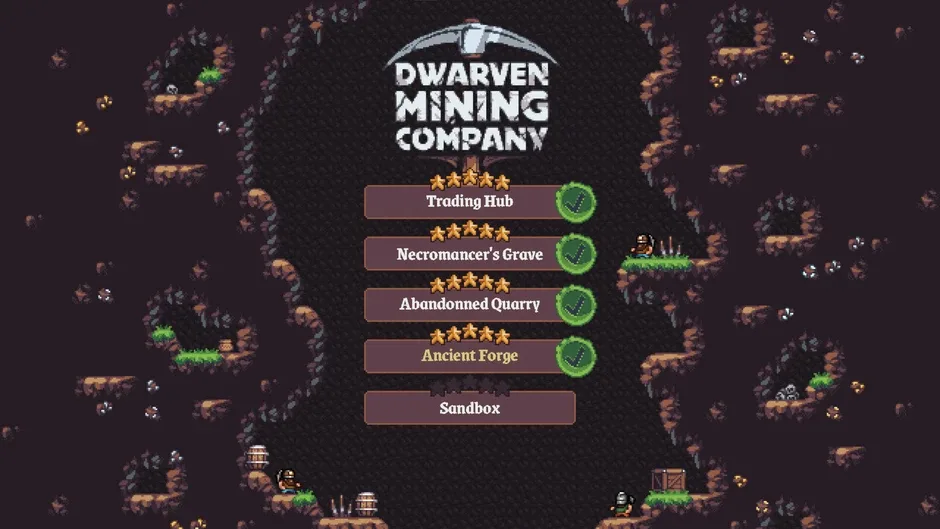 Кадър от Dwarven Mining Company