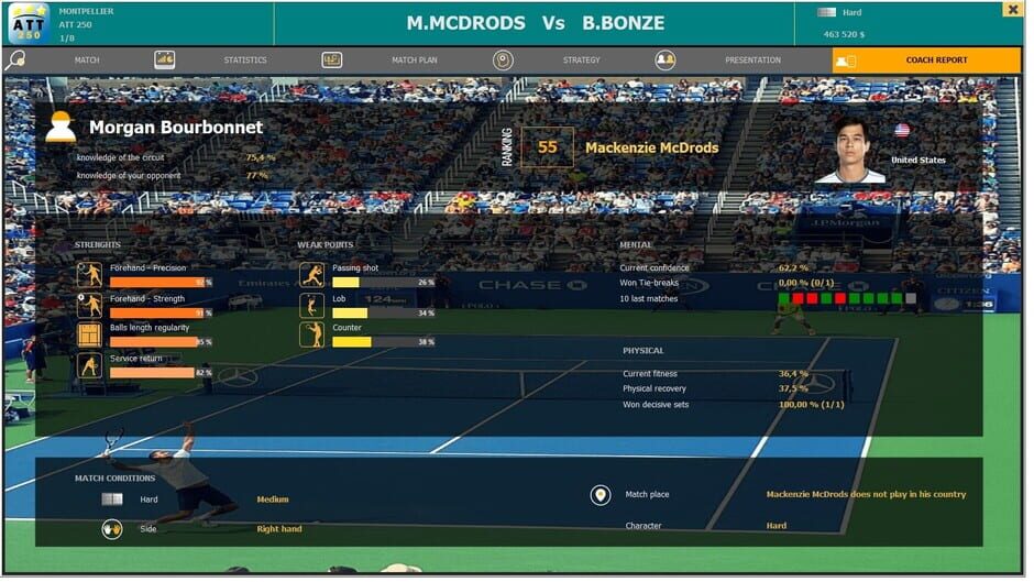 Absolute Tennis Manager Screenshot