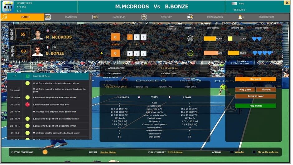 Absolute Tennis Manager Screenshot