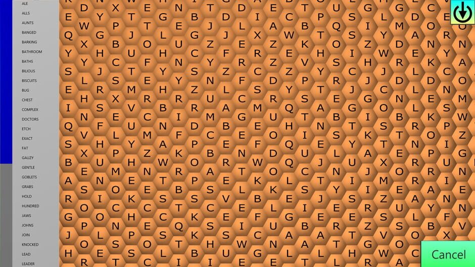 Wordsearch Attack Screenshot