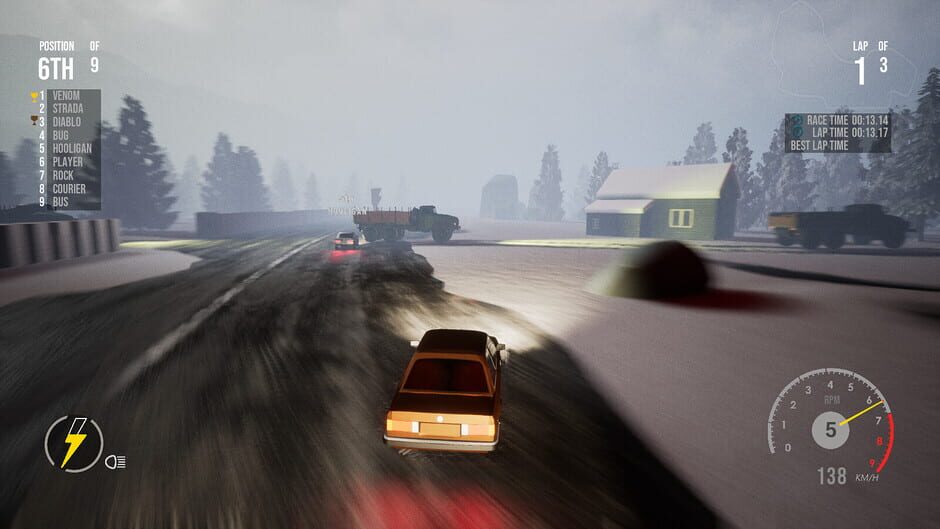 สกรีนช็อตจาก TurboMania Fog Racers (รูปที่ 3)