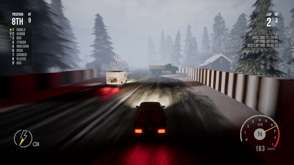 สกรีนช็อตจาก TurboMania Fog Racers (รูปที่ 4)