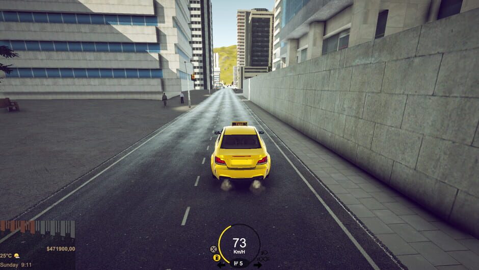 Onefold Taxi Simulator Screenshot