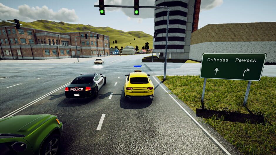Onefold Taxi Simulator Screenshot