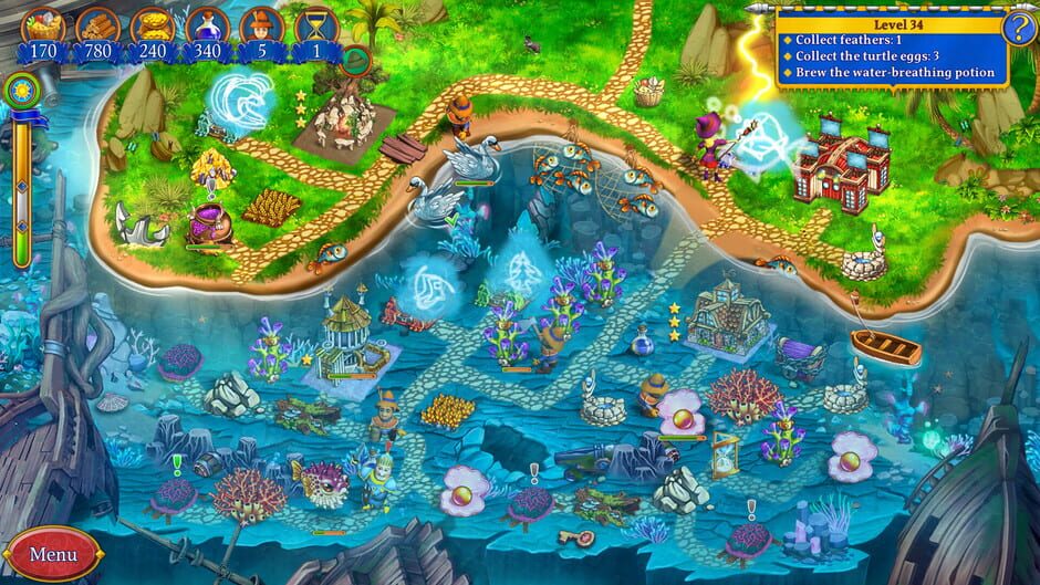 สกรีนช็อตจาก New Yankee: Pirate Trap (รูปที่ 3)