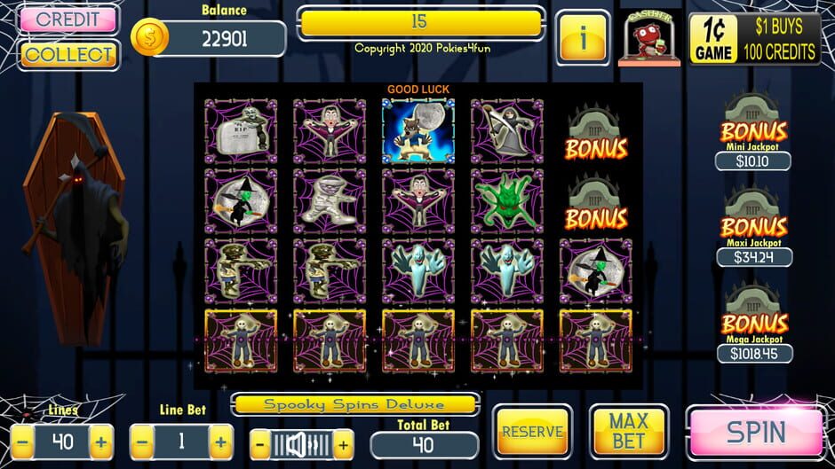 Spooky Spins Deluxe Screenshot