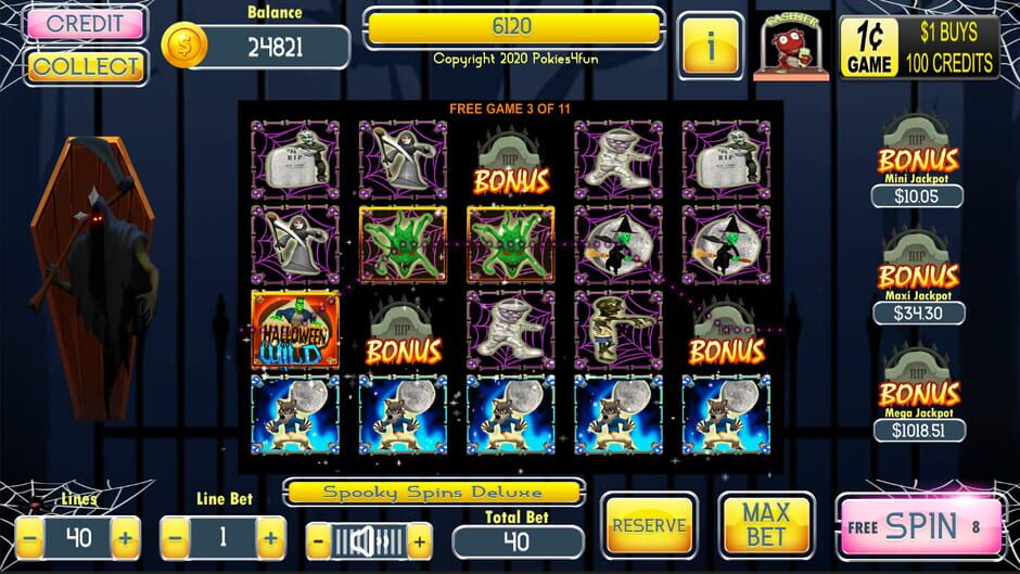 Spooky Spins Deluxe Screenshot