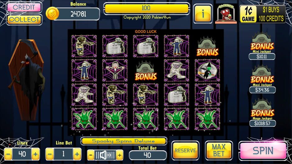 Spooky Spins Deluxe Screenshot