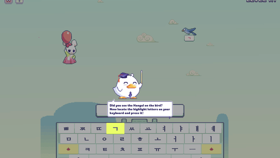 Hangul Typing Tale Screenshot