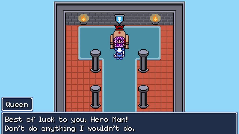 สกรีนช็อตจาก The Very Brief and Meaningless Adventure of Hero Man (รูปที่ 3)