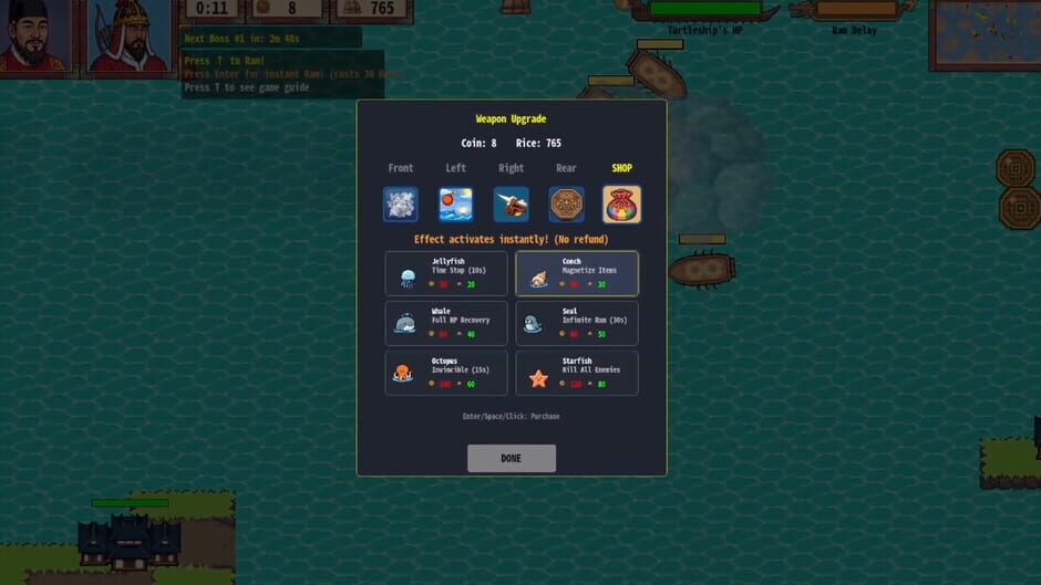 สกรีนช็อตจาก Ramming Turtleship: 1592 - The Imjin War (รูปที่ 7)