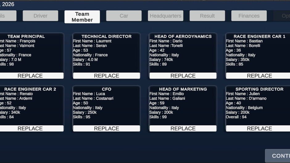 Racing Manager screenshot